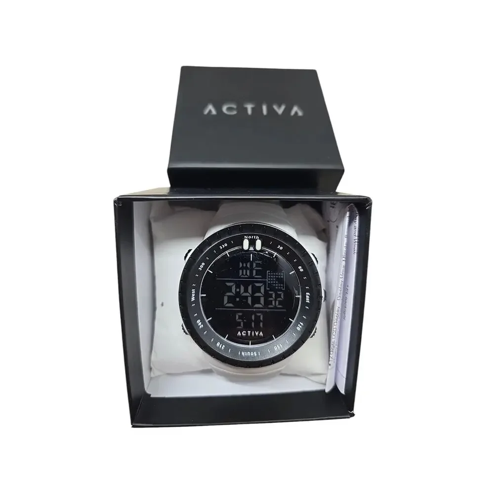 Activa Odessy X Invicta Digital Men’s Watch 53mm White ACW1237-004